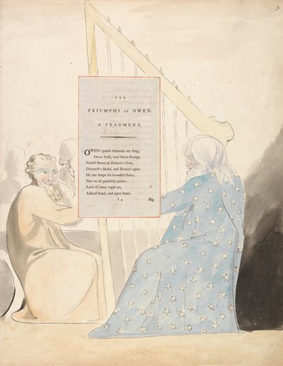De Gedichten van Thomas Gray, Ontwerp 89, De Triomfen van Owen door William Blake